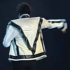 Michael jackson concert wear white leather jacket