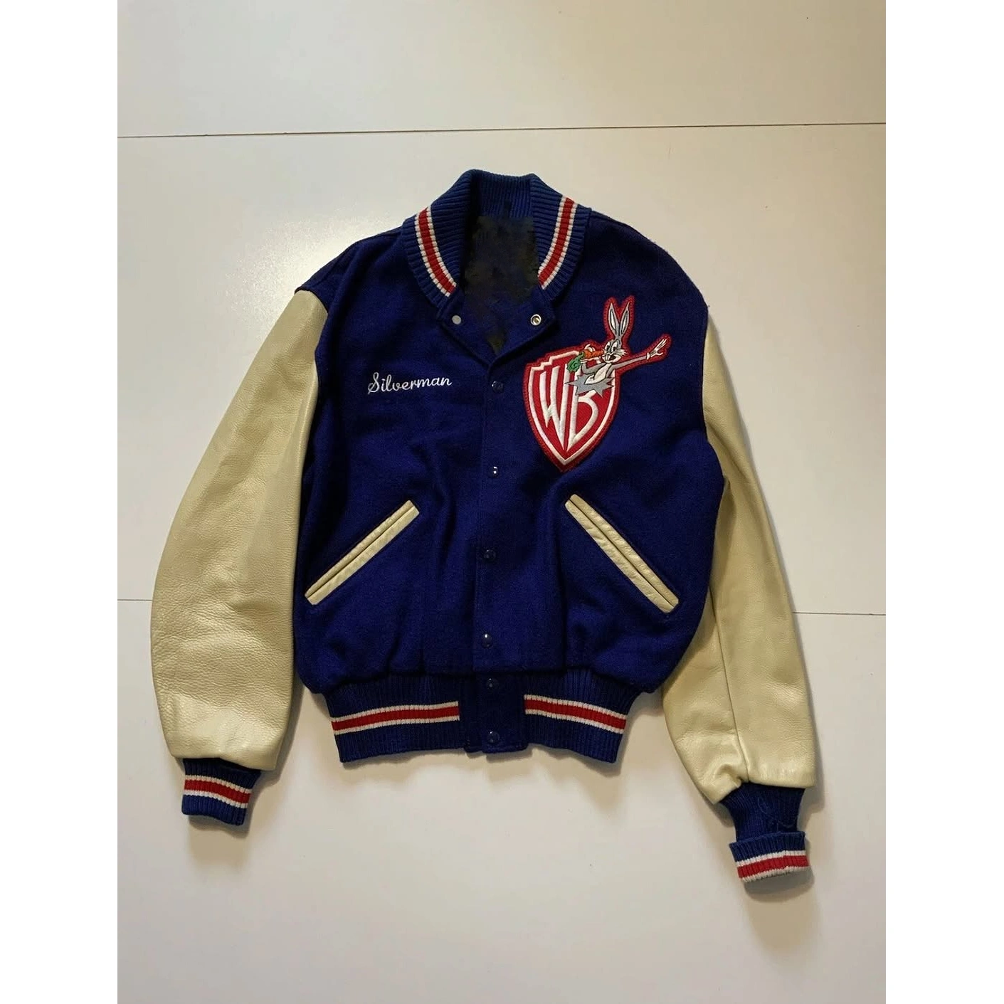 Michael jackson looney tunes wb varsity jacket