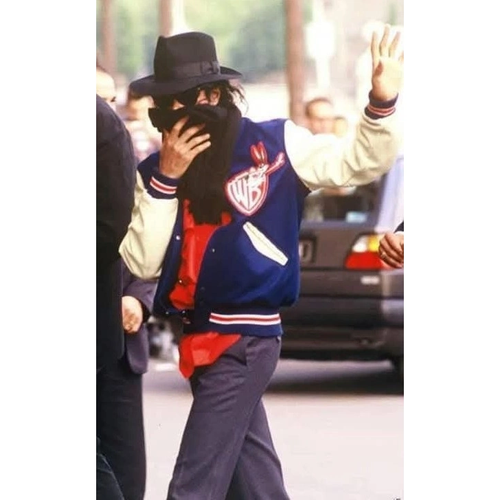 Michael jackson vintage 1980s bugs bunny varsity jacket