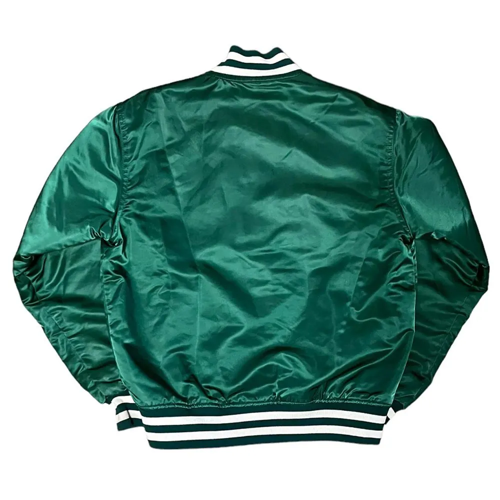 Michigan state spartans 80s green varsity jacket 1