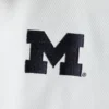 Michigan wolverines big tall whitenavy polyester varsity jacket 3