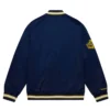 Michigan wolverines og 20 full snap satin varsity jacket 2