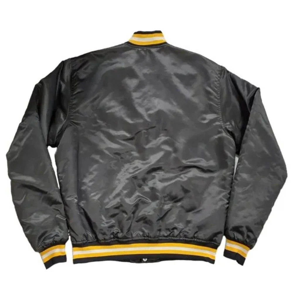 Missouri tigers black satin varsity jacket