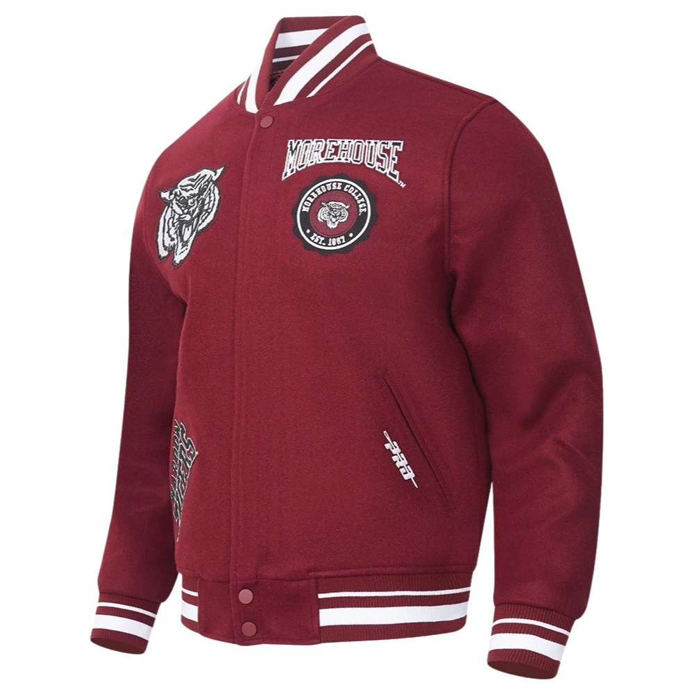 Morehouse maroon tigers classic maroon jacket