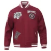 Morehouse maroon tigers classic maroon wool jacket