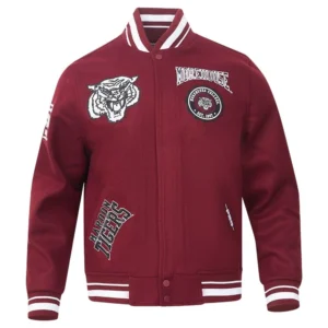 Morehouse maroon tigers classic maroon wool jacket