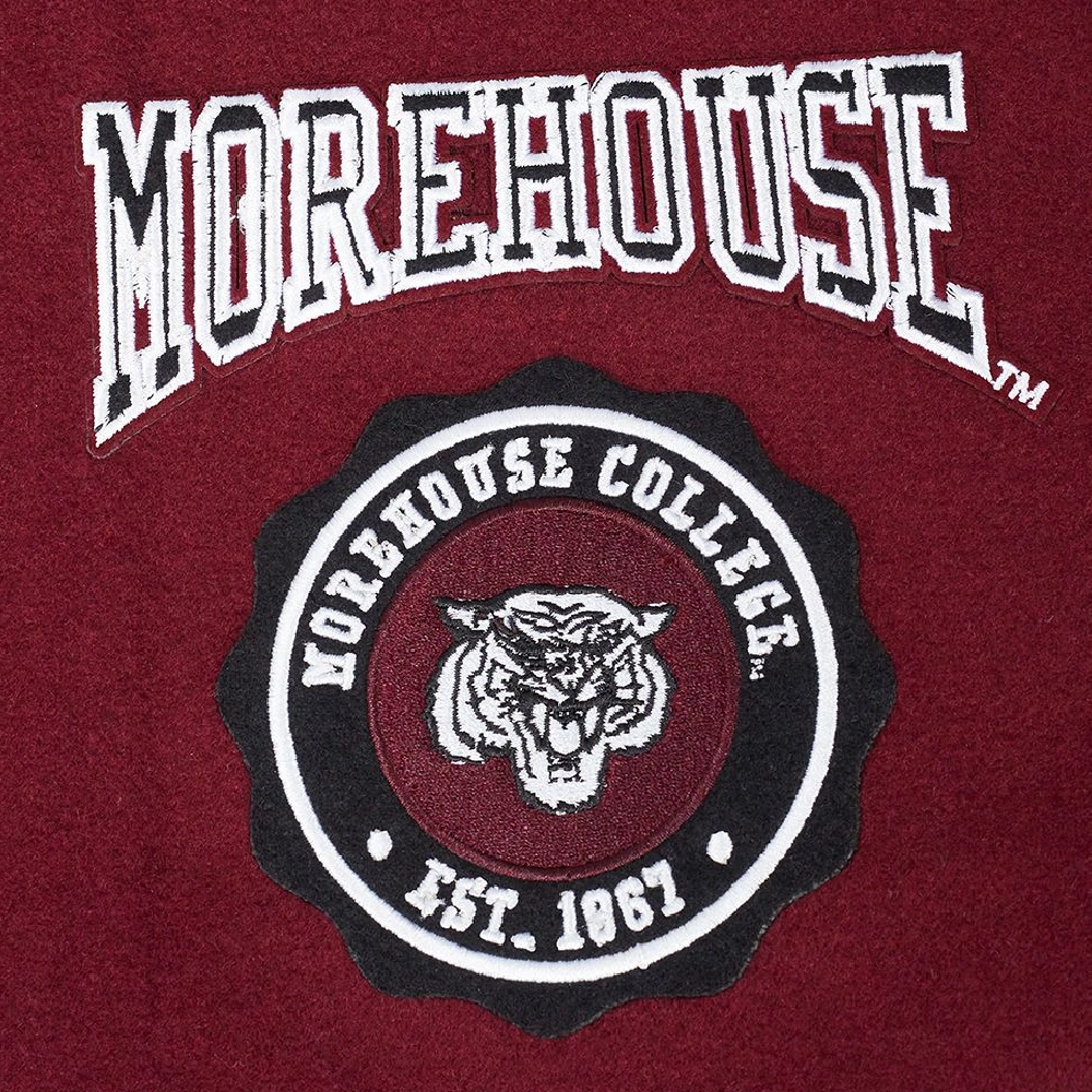 Morehouse maroon tigers classic varsity jacket 1
