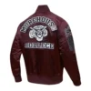 Morehouse maroon tigers classic varsity jacket