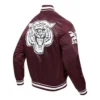 Morehouse maroon tigers script tail maroon jacket 1