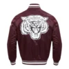 Morehouse maroon tigers script tail maroon jacket