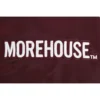 Morehouse maroon tigers script tail maroon team patch logo