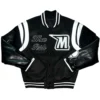 Morgan state university pride black wool leather varsity jacket 1