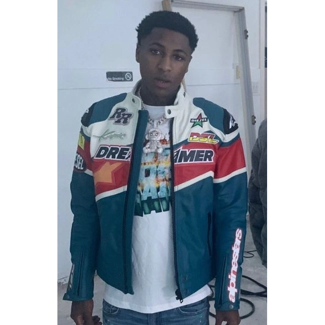 Nba youngboy leather jacket