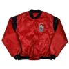 Nebraska cornhuskers 80s red bomber satin varsity jacket 1
