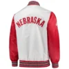 Nebraska huskers the legend whitered satin varsity jacket 1
