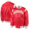 Nebraska huskersthe enforcer satin jacket red 4