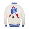 New england patriots retro classic full snap jacket