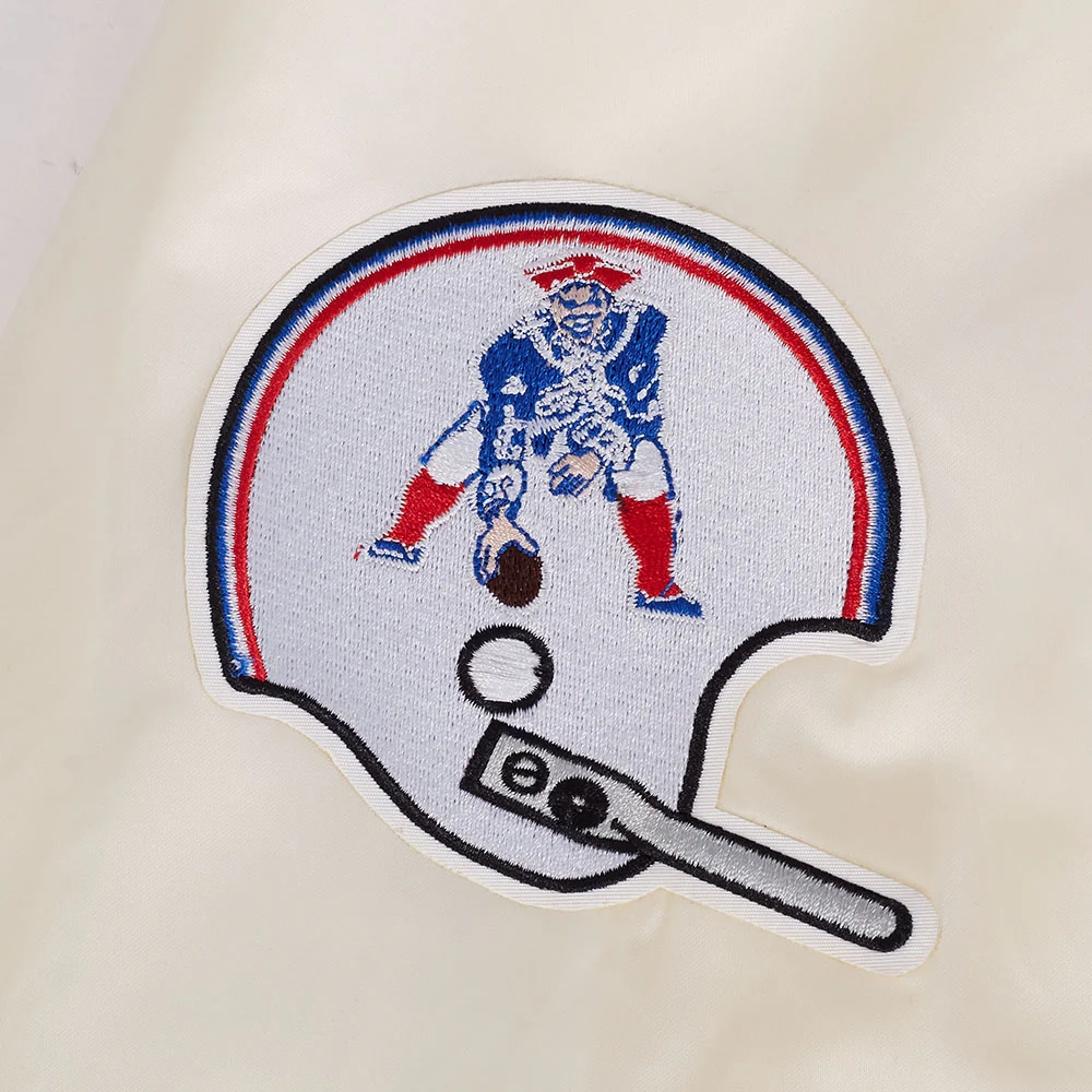 New england patriots retro classic full snap satin patch