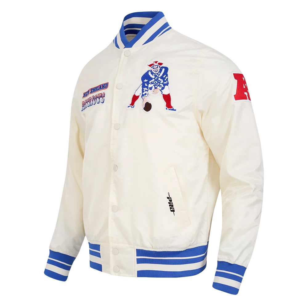 New england patriots retro classic full snap satin