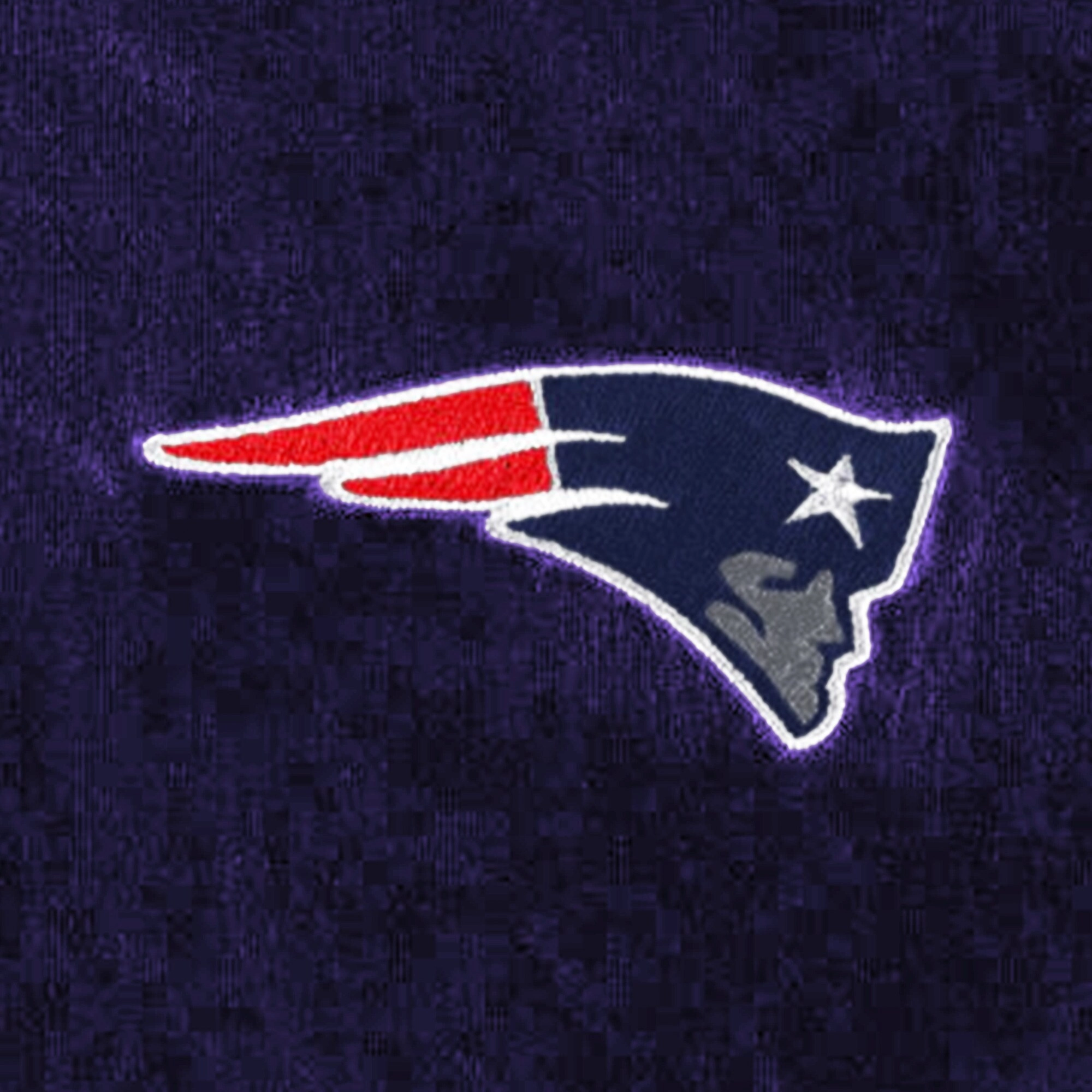 New england patriots the wild collective metallic bomber black polyester varsity jacket