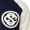New york cuban stars 1927 full snap navy white satin varsity jacket 2