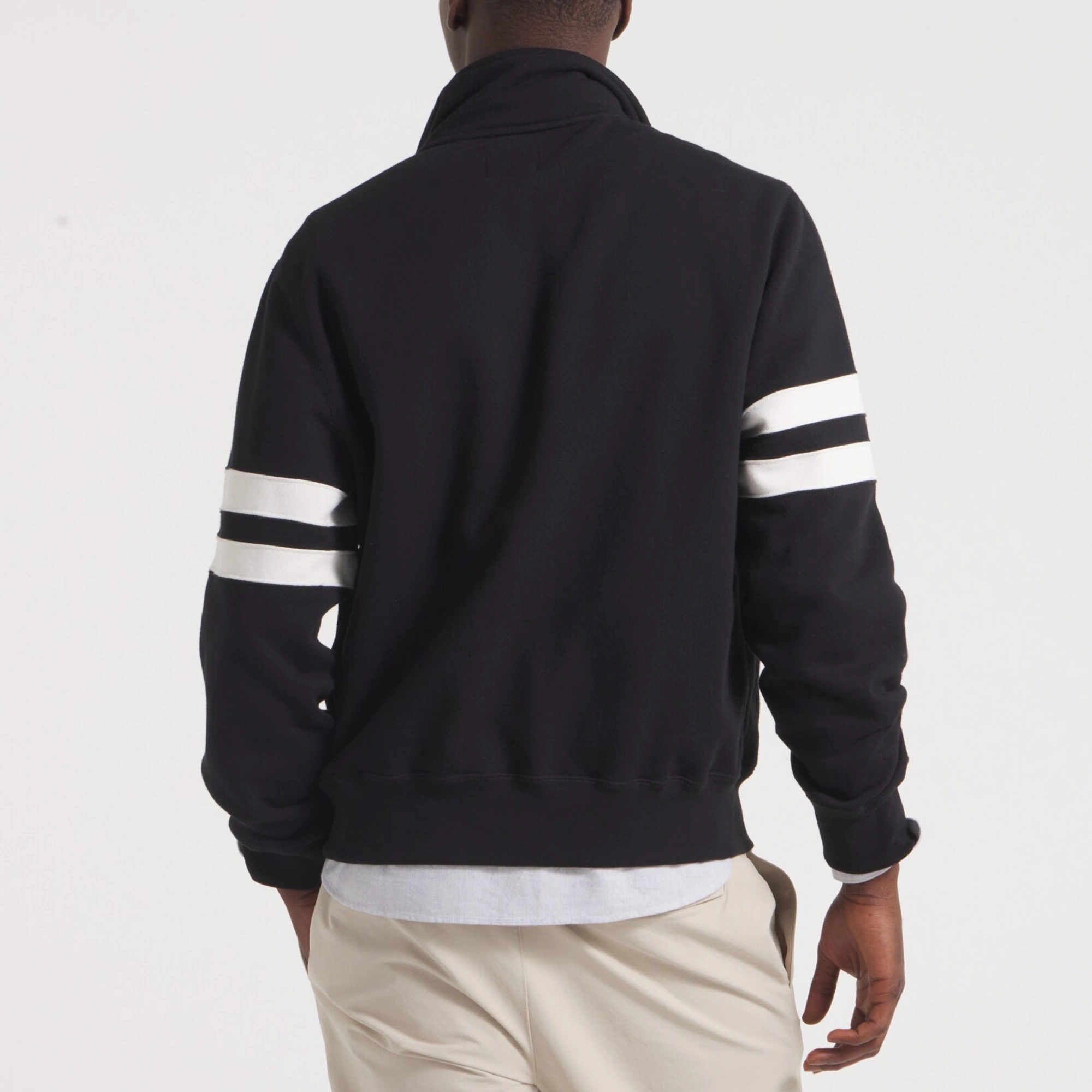 New york giants full zip fleece black jacket 1
