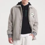 New York Jets Cashmere Coaches Gray Wool Jacket