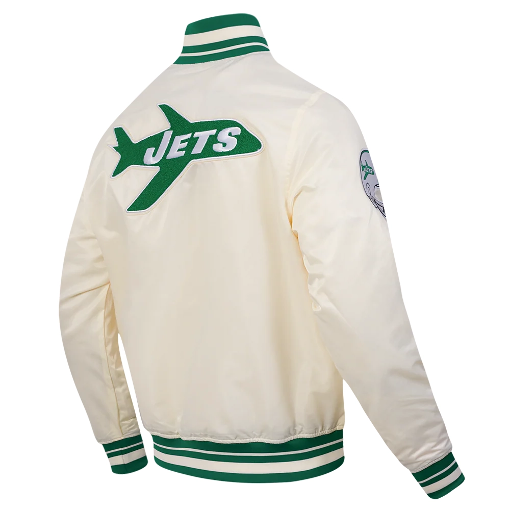 New york jets retro classic satin jacket