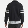 New york rangers full zip fleece black jacket 1