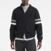 New york rangers full zip fleece black jacket 2