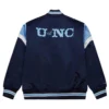 North carolina tar heels cooperstown full snap satin varsity jacket 3