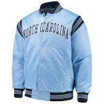 North Carolina Tar Heels The Enforcer Blue Satin Jacket