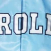 North carolina tar heels o line blue satin varsity jacket 5