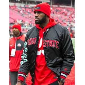 Ohio state black jacket lebron