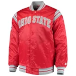Ohio State Buckeyes The Enforcer Red Satin Jacket