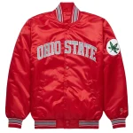 Ohio State Buckeyes Vintage Red Satin Jacket