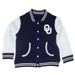 Oklahoma Sooners Vintage Full-Snap Navy Wool Jacket