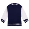 Oklahoma sooners full snap navy wool varsity jacket 2