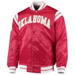 Oklahoma Sooners The Enforcer Red Satin Jacket