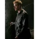 Oliver queen black leather jacket