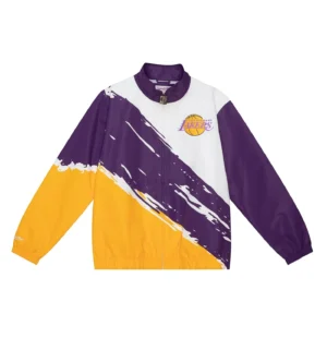 Paintbrush windbreaker los angeles lakers