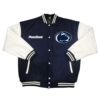 Penn state nittany lions navywhite wool leather varsity jacket 3