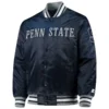 Penn state nittany lions o line navy satin varsity jacket 2