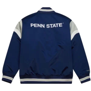 Penn state nittany lions og 20 full snap satin varsity jacket 2