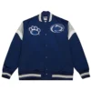 Penn state nittany lions og 20 full snap satin varsity jacket 3