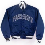 Penn State Nittany Lions Vintage Navy Satin Jacket