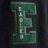Philadelphia eagles cashmere coaches black wool varsity jacket 1