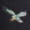 Philadelphia eagles cashmere coaches black wool varsity jacket