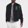 Philadelphia eagles cashmere coaches black wool varsity jacket 3
