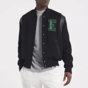 Philadelphia eagles cashmere coaches black wool varsity jacket 3